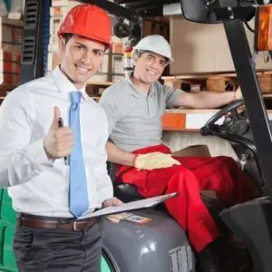 Forklift Instructor Training in Progress