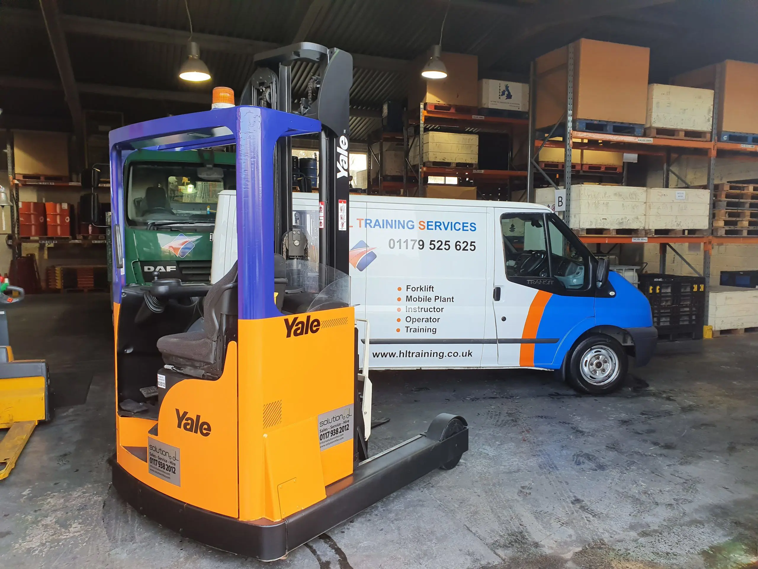 New Yale Reach Truck, in HL Colours New Yale Reach Truck, in HL Colours