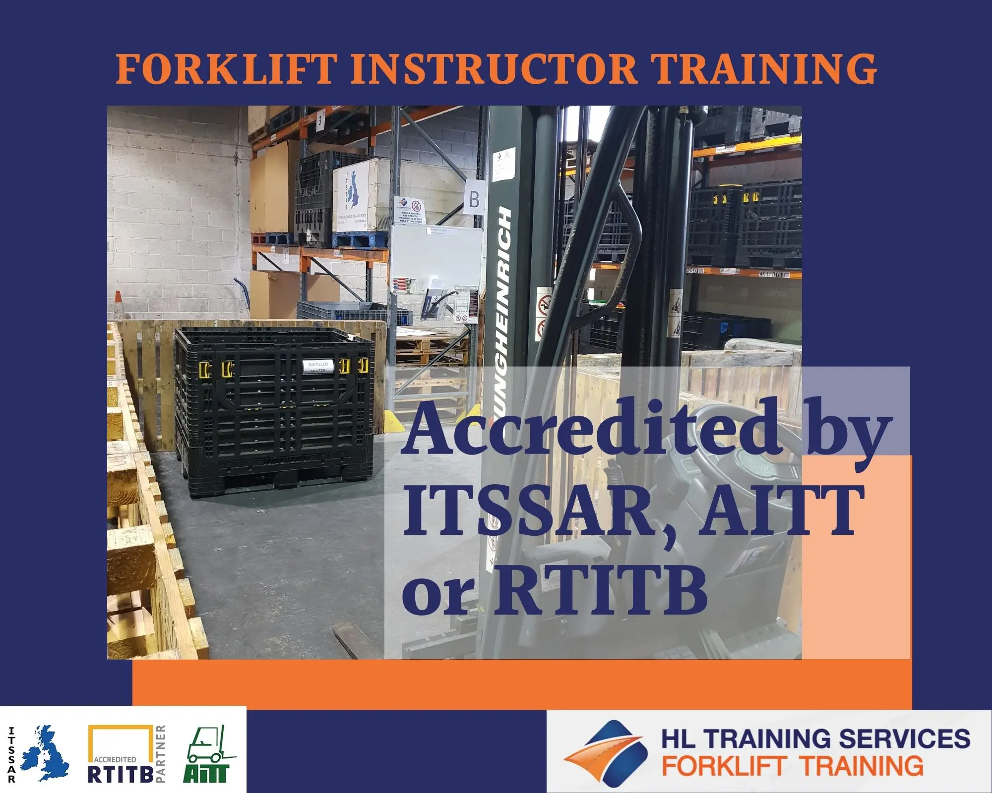 Forklift Instructor Training AITT, ITSSAR & RTITB