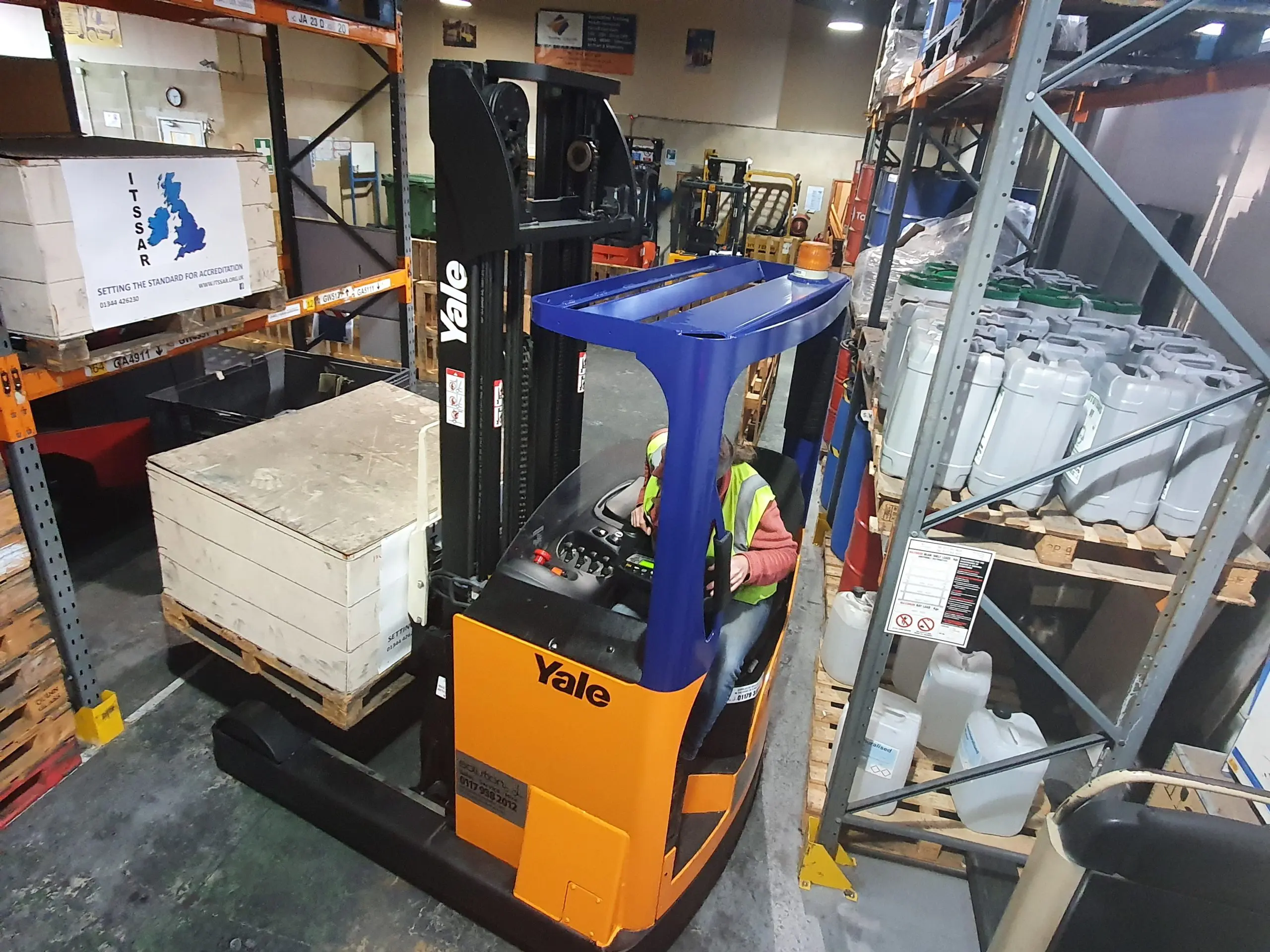 Reach Truck Forklift Instructor Powerpoint Presentation