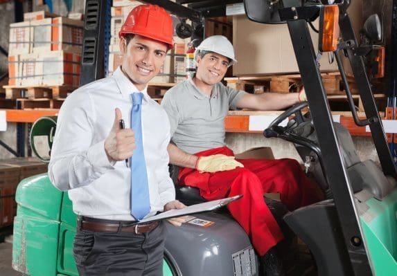 Forklift Instructor Training in Progress