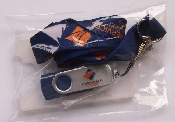 HL Lanyard, with USB and ID Card Holder